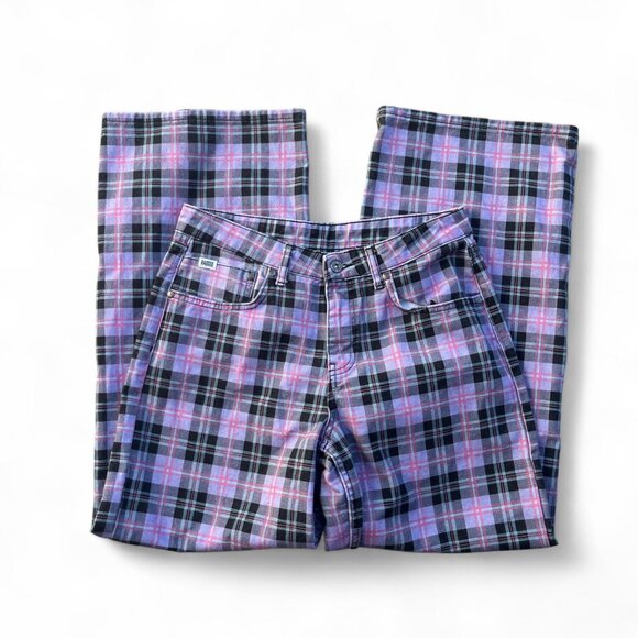 Ragged Priest High Rise Baggy Tartan Plaid Jeans Size 6 - Picture 5 of 5